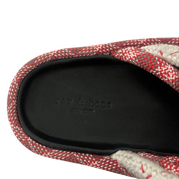 Rag & Bone Kris slip on strappy platform sandals rope slide sz 6 Preppy Designer - Picture 8 of 9